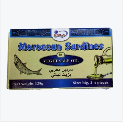 Moroccan Sardines in vegetable oil