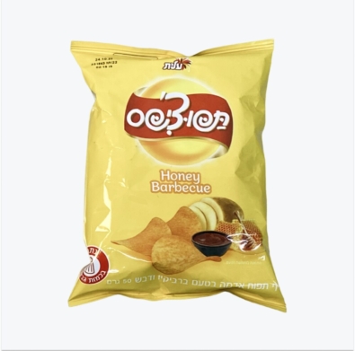 Чипсы honey barbecue (на иврите)